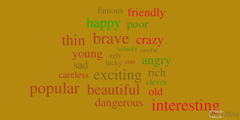 Adjective for Descriping People